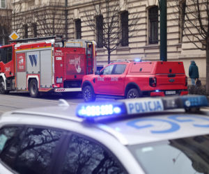 Podejrzany ładunek w budynku Małopolskiego Urzędu Wojewódzkiego w Krakowie