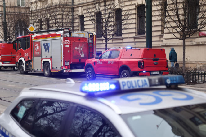 Podejrzany ładunek w budynku Małopolskiego Urzędu Wojewódzkiego w Krakowie