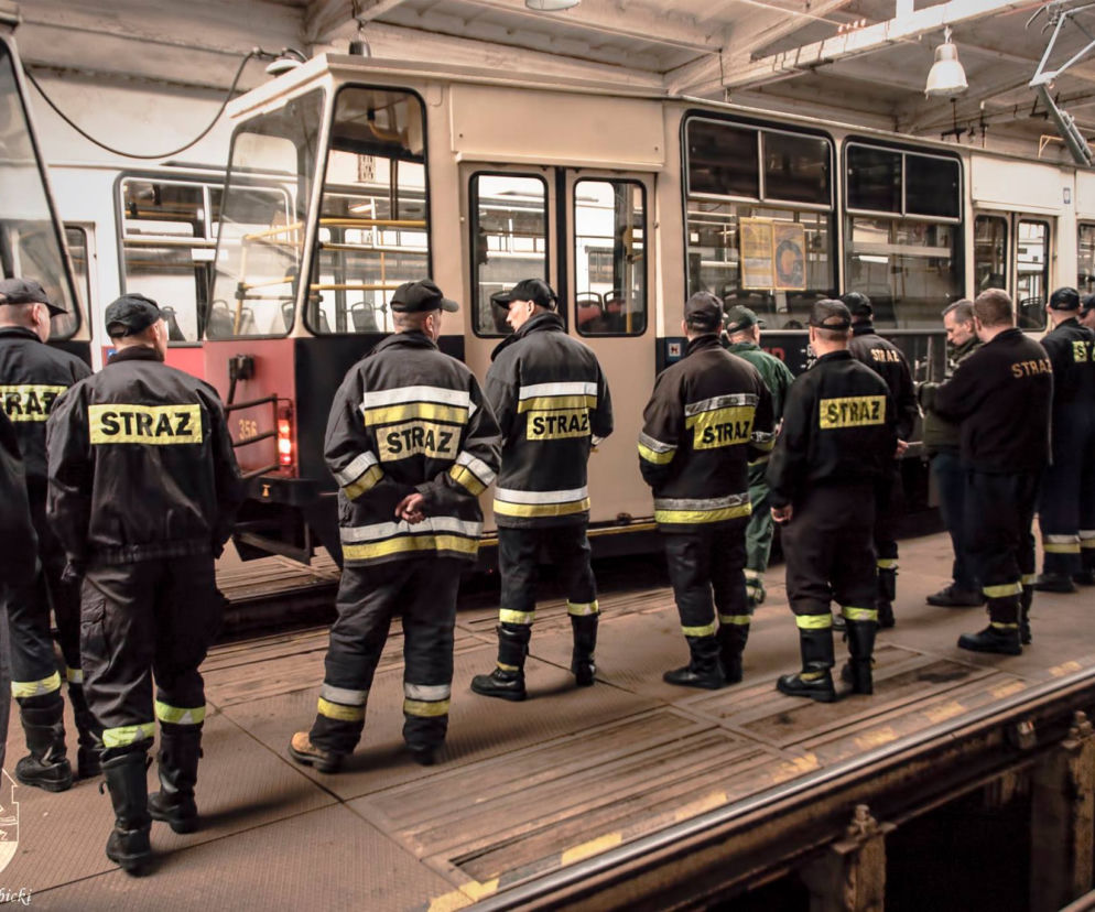 Kolizja tramwajów na skrzyżowaniu Fordońska - Kazimierza Wielkiego