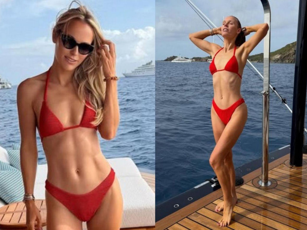 Karolina Woźniacka w bikini