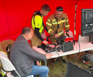 Lokalni strażacy odbyli ćwiczenia ratownicze w gminie Zbuczyn