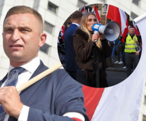 Robert Bąkiewicz zabrał córkę na pochód Orbana. Tak wygląda Blanka