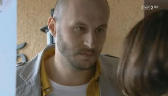 M jak miłość odc. 1008. Robert Lubiński (Tomasz Borkowski)