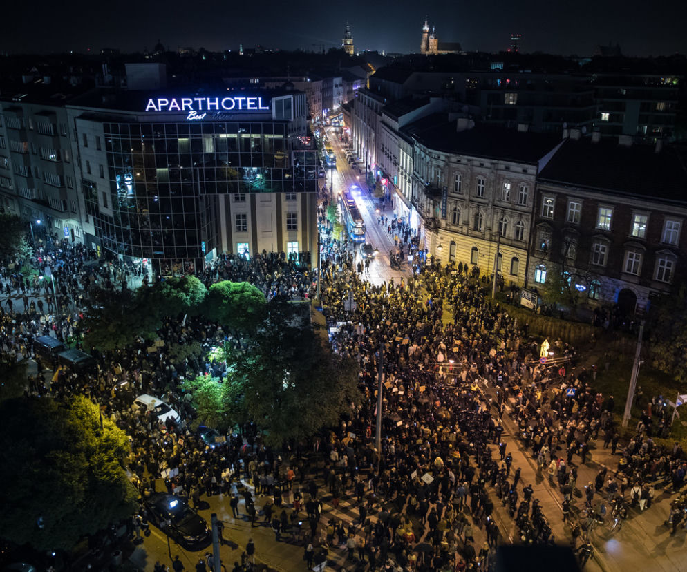 Strajk Kobiet. Wielotysięczny protest w Krakowie