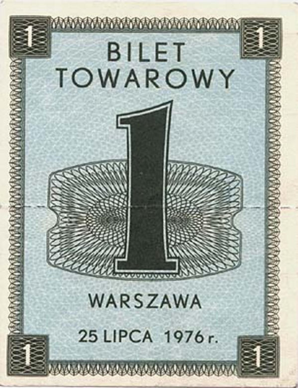 Reglamentacja życia. Kartki na żywność- symbol PRL-u