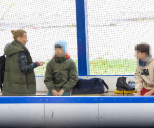 Aneta Zając na łyżwach