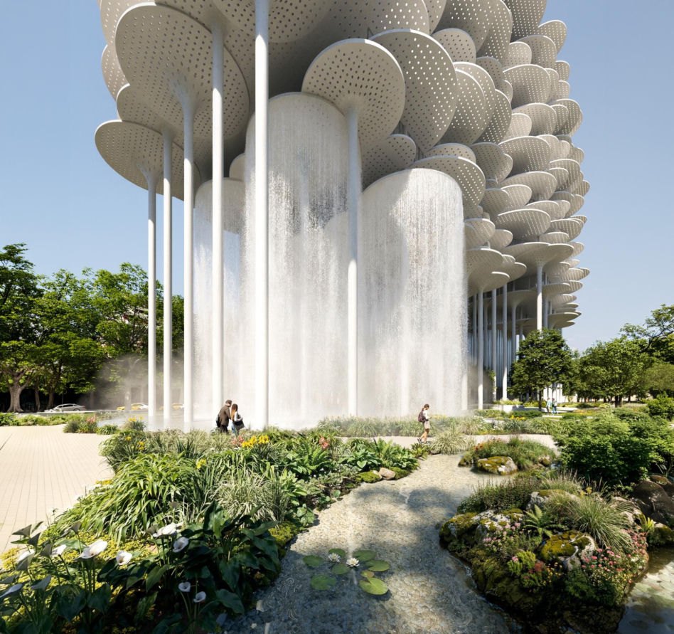 Fountain Plaza Tirana w Albanii