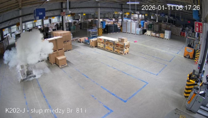 Tak wybuchł pożar, który pochłonął milion złotych