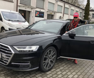 Krzysztof Rutkowski jeździ limuzyną Audi A8