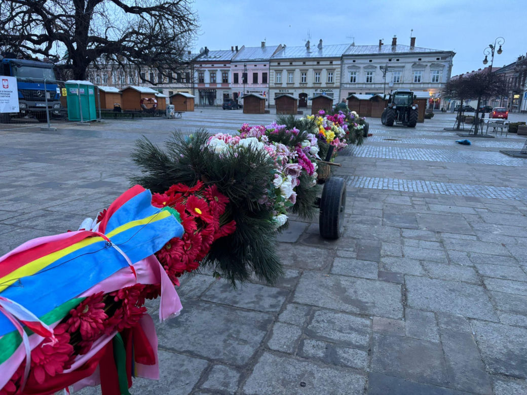 Palma wielkanocna na nowosądeckim Rynku