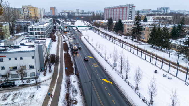Remont alei Stanów Zjednoczonych w Warszawie