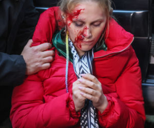 Na Wspólnej, odcinek 3389: Daria (Patrycja Topajew), Sławek Dziedzic (Mariusz Słupiński)