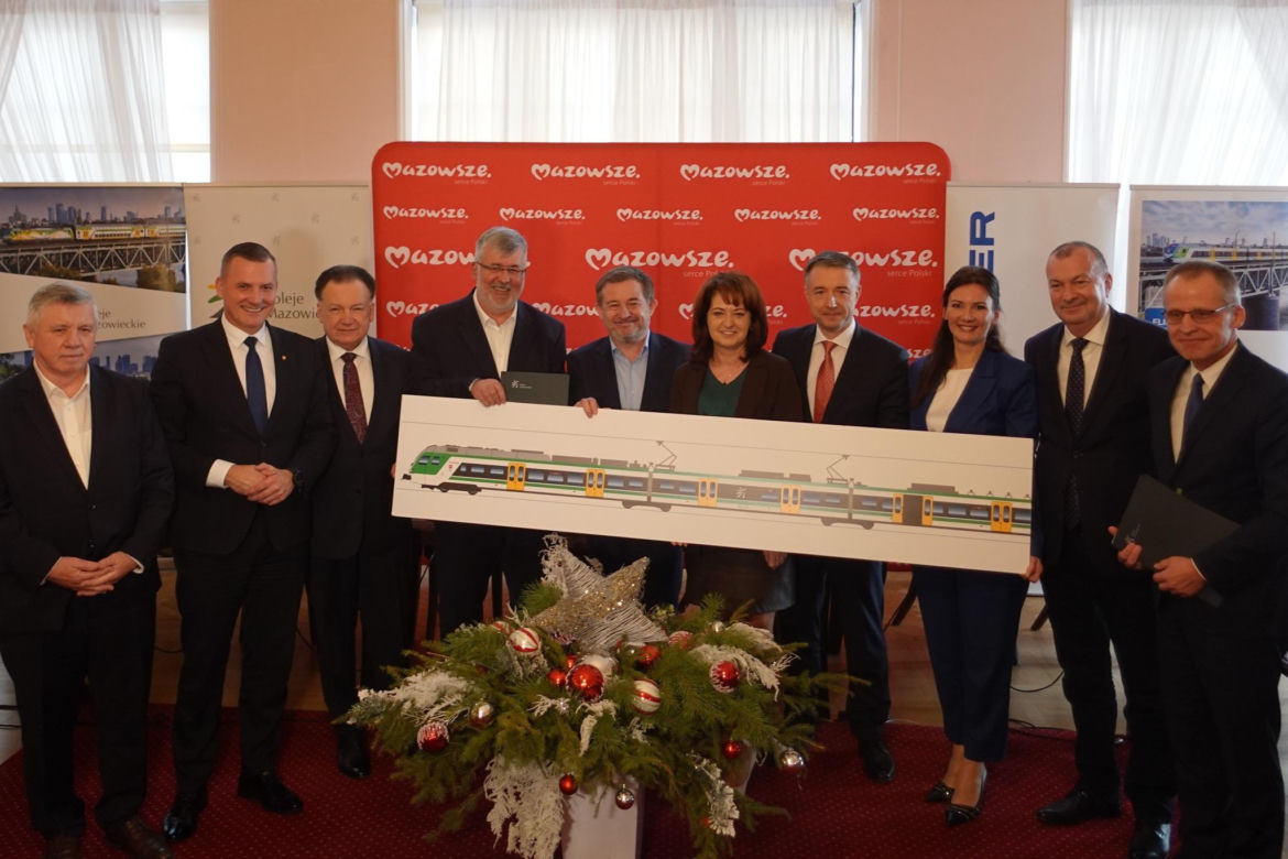 Ogłoszenie rekordowej inwestycji Kolei Mazowieckich