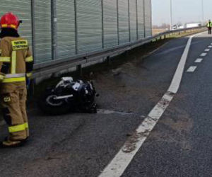 Tragiczny wypadek na S8. Nie żyje 26-letni motocyklista