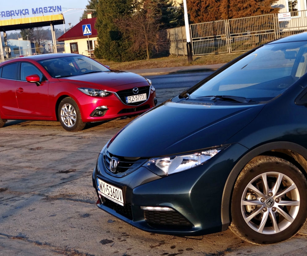 Honda Civic IX kontra nowa Mazda 3