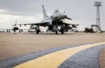 Myśliwiec Eurofighter Typhoon GR4 z 12. Eskadry RAF