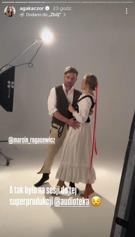 Marcin Rogacewicz i Agnieszka Kaczorowska