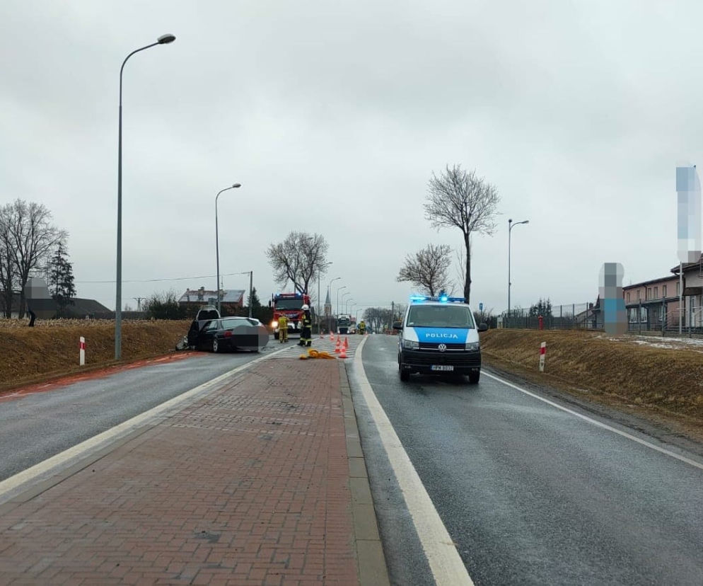 Wypadek w Podgórzu pod Łomżą. Droga zablokowana! 