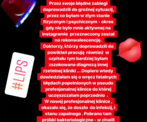 Wpis Anelli na Instagramie