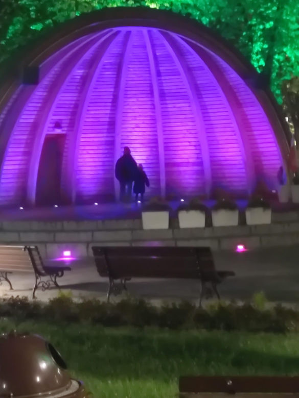 Tężnia w Busku-Zdroju piękna także nocą. Zobacz zdjęcia