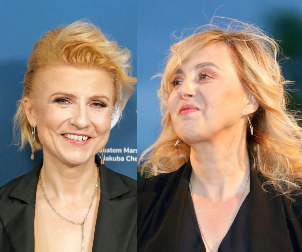 Uśmiechnięta Edyta Bartosiewicz, a obok na wstawce wokalistka Novika. O nowej wersji hitu Skłamałam przeczytasz na Eska2.