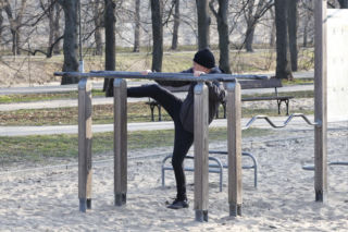 Senator Karczewski trenuje na wiosnę