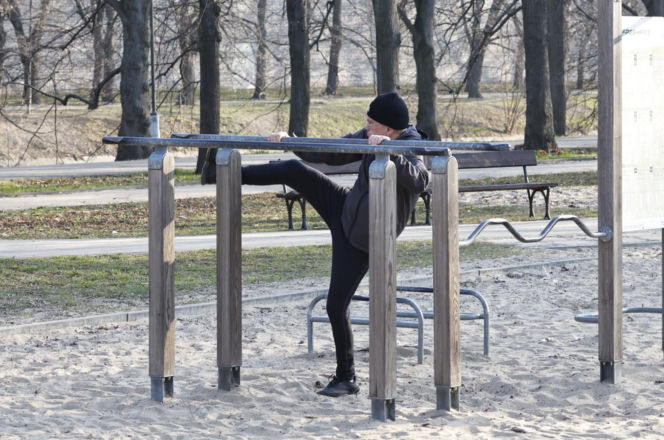 Senator Karczewski trenuje na wiosnę