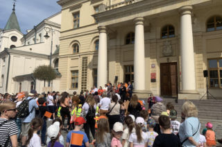 Lublin stał się pomarańczowy. Miasto wspiera mieszkańców