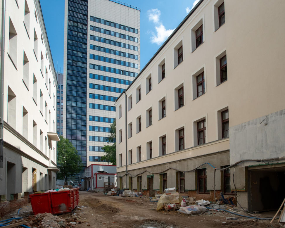 Remont kamienicy przy ul. Sienkiewicza 22 w Łodzi