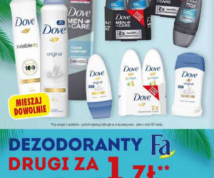 tańsze dezodoranty Dove i Fa