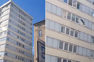 Lodówka wyrzucona z 9. piętra wieżowca. We Wrocławiu stabilnie