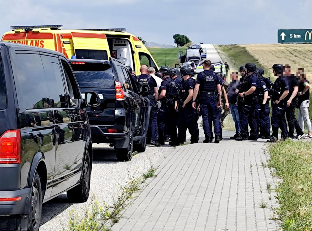 Zatrzymanie Dariusza R. po zbrodni w Mierzawie