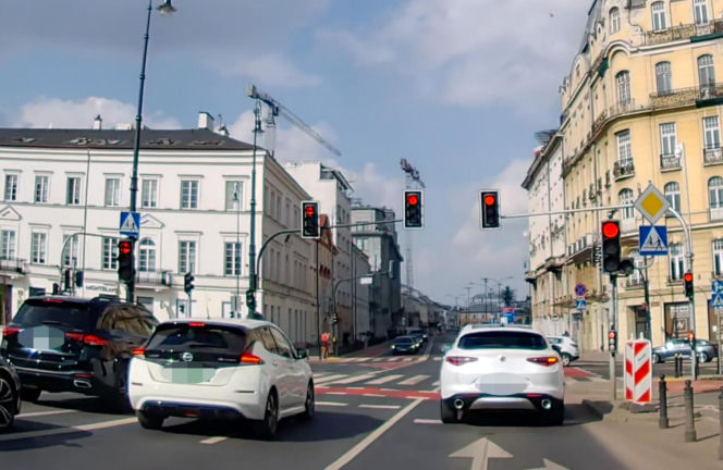 Grażyna Torbicka pruje na czerwonym