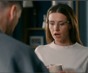 BrzydUla 2, odcinek 147, Ula (Julia Kamińska), Marek (Filip Bobek)
