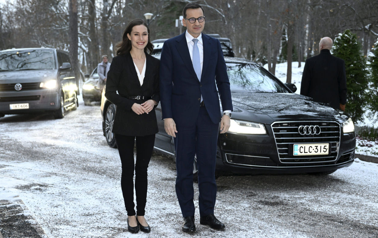 Spotkanie premiera Mateusza Morawieckiego z Sanną Marin