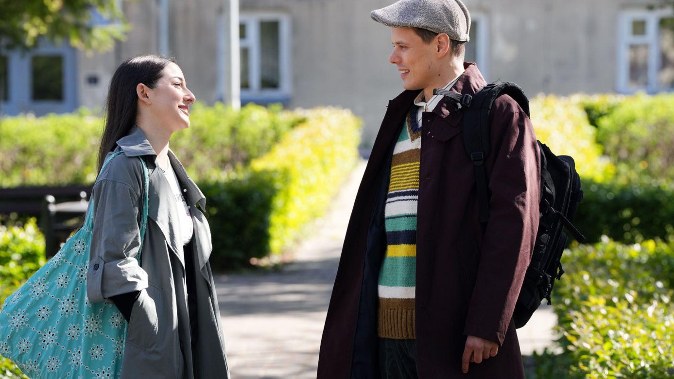 Barwy szczęścia odc. 3422. Luiza (Julia Zielińska), Kacper (Jakub Szlachetka)