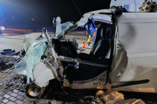 Wypadek w Uszwi na K75