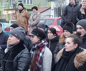 Starachowice solidarne z Ukrainą. Wiec poparcia na Rynku