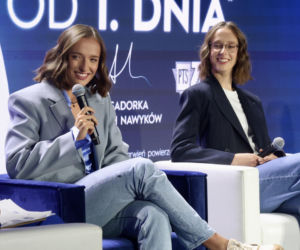 Iga i Agata Świątek na konferencji otwierającej kampanię Oral-B