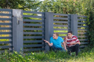 Pierwsza miłość, odcinek 4134. Biały (Igor Paszczyk), Filip (Dominik Smaruj)