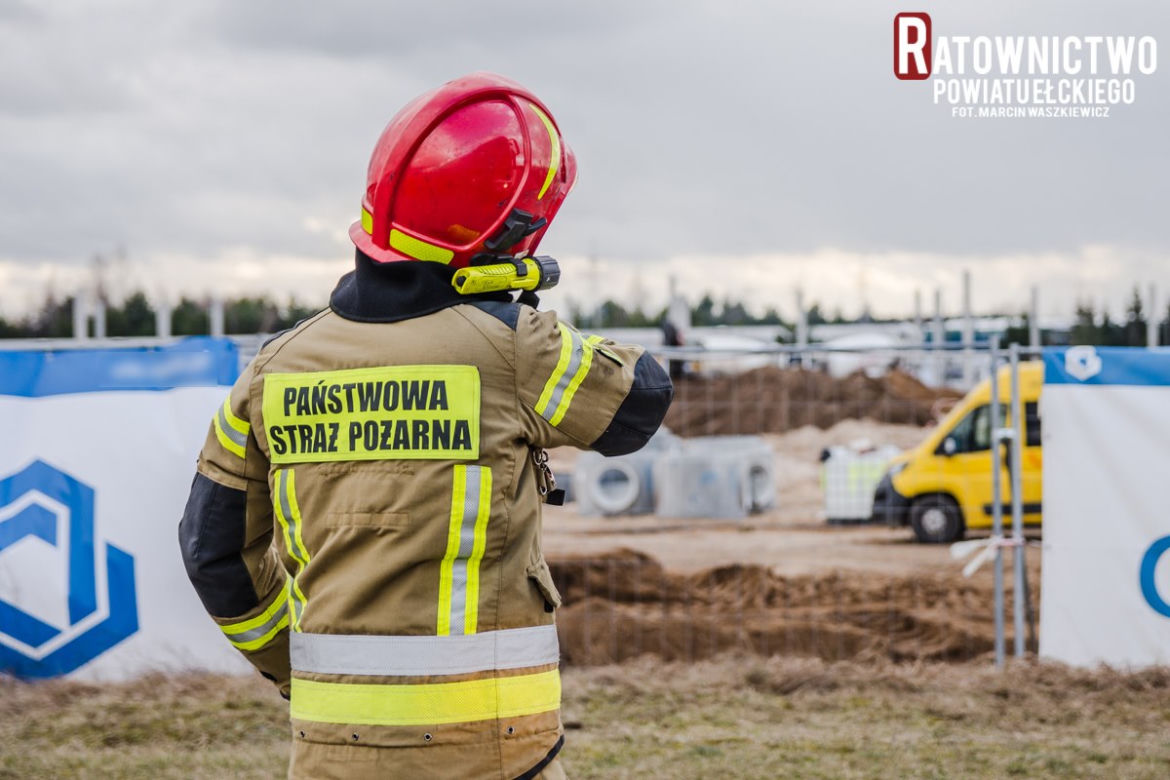 Pocisk artyleryjski na terenie budowy przy obwodnicy - Ełk !
