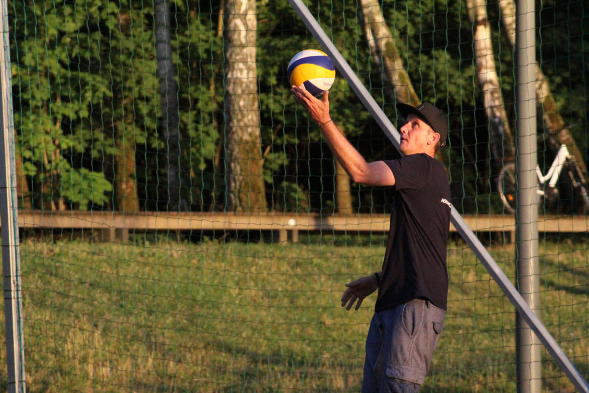 Trening Indykpolu AZS Olsztyn na plaży