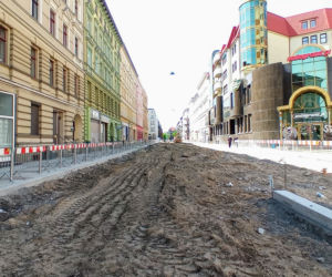 Przebudowa ulic w centrum Szczecina - maj 2020