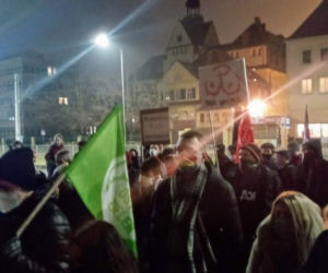 Strajk Kobiet w Szczecinie: Manifestacja pod siedzibą PiS - 27 stycznia 2021 r.