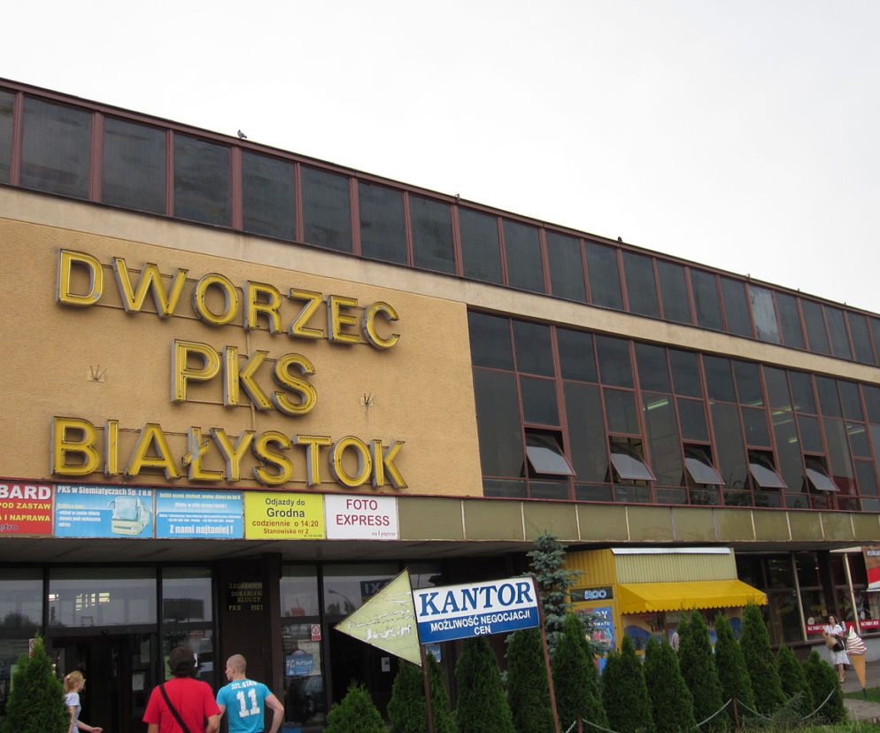 Rozbiórka dworca PKS w Białymstoku