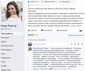 Kinga Rusin zaliczyła wpadkę na Facebooku