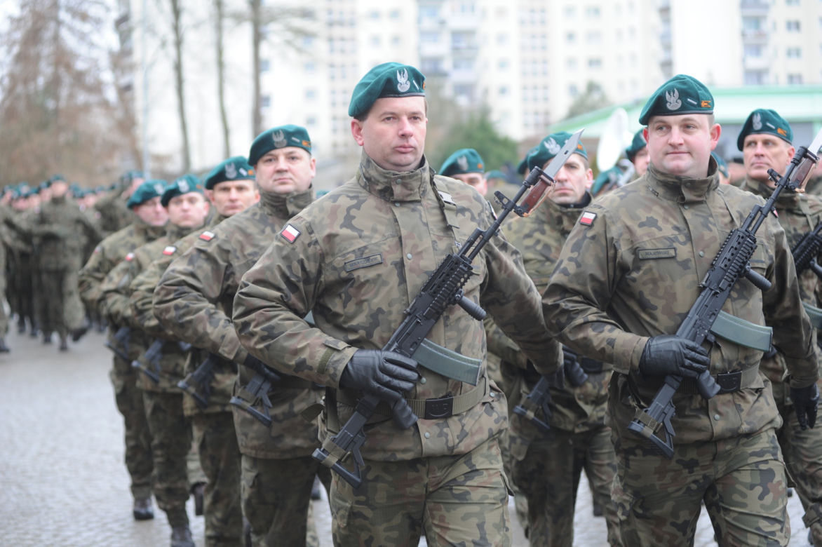 Ochotnicy złożyli przysięgę wojskową