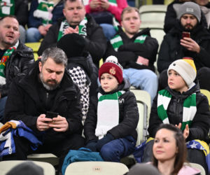 Lechia Gdańsk - Jagiellonia Białystok: Zdjęcia kibiców i zawodników z meczu 24. kolejki PKO BP Ekstraklasy