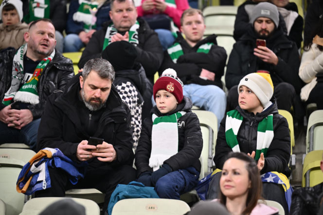 Lechia Gdańsk - Jagiellonia Białystok: Zdjęcia kibiców i zawodników z meczu 24. kolejki PKO BP Ekstraklasy