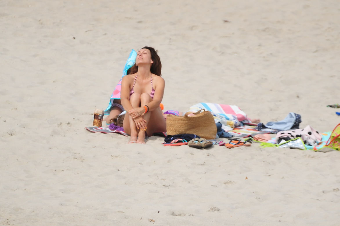 Dzień Dobry Chałupy! Anna Kalczyńska na plaży